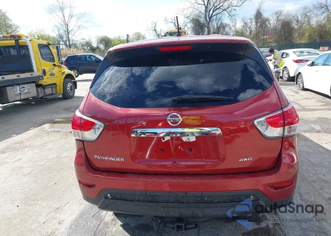 2014 Nissan Pathfinder S z USA, uszkodzony, nr VIN 5N1AR2MM2EC719481